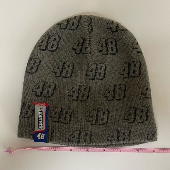 NASCAR Jimmie Johnson #48 gray beanie. - Picture 1 of 4